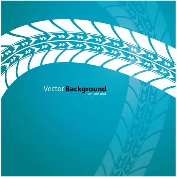 Vector background - special tire design — Stock Vector