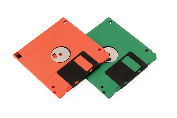 stock image Floppy disks on a white background