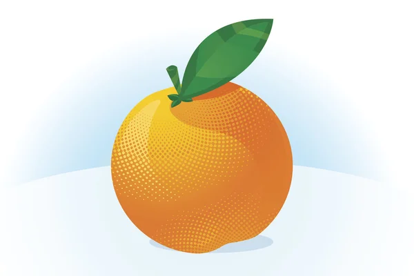 Fruta naranja — Vector de stock