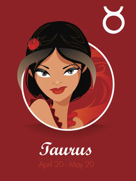 Znak zodiaku Taurus — Wektor stockowy