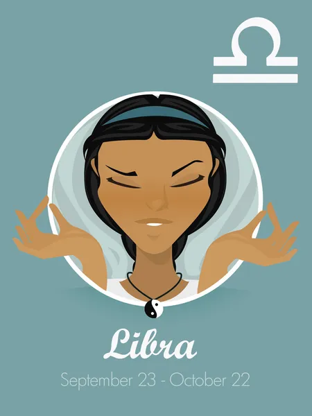 Libra zodiac sign Stock Illustration