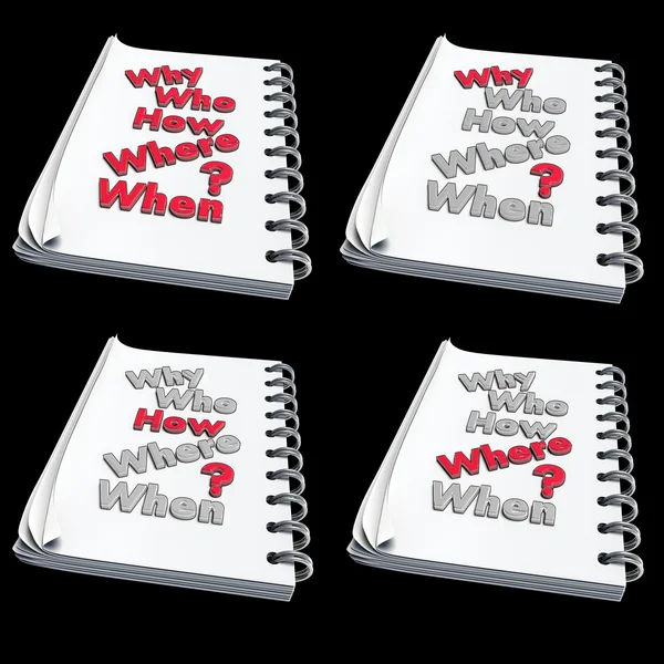 3D - note with text — Stock Photo, Image