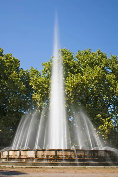 Fountain long exposure — Stock Photo, Image