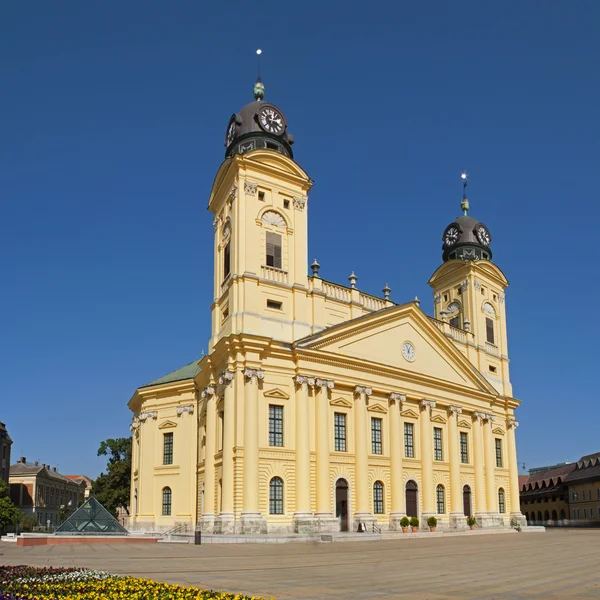 Grote kerk debrecen, Hongarije — Stockfoto