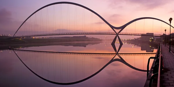 Infinity bridge stockton på tees — Stockfoto