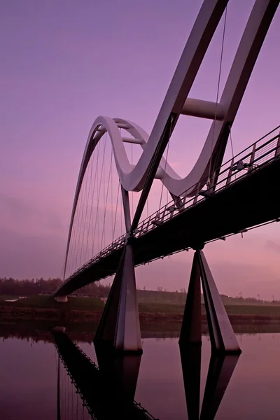 Infinity Bridge Stockton su Tees — Foto Stock