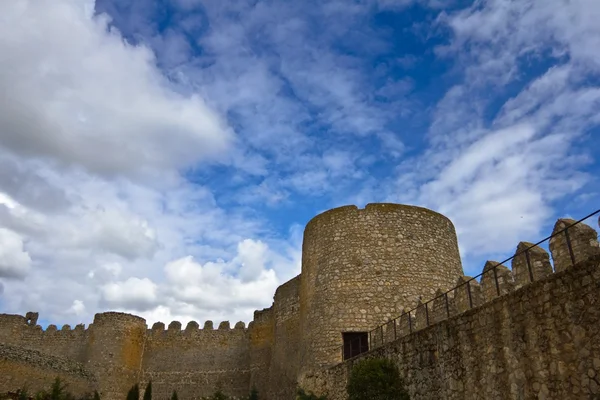 Стена и небо замка — стоковое фото