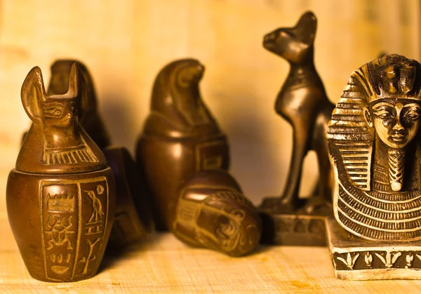 Figurine egiziane — Foto Stock