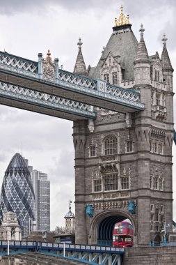 Tower Bridge in London. UK clipart