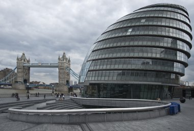 Kule Köprüsü, Londra. İngiltere'de. Belediye Binası