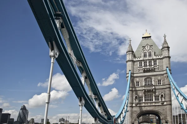 런던에서 타워 브릿지입니다. 영국 — 스톡 사진