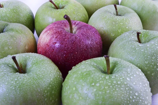 Зеленые яблоки — стоковое фото