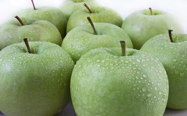 Zelená jablka — Stock fotografie