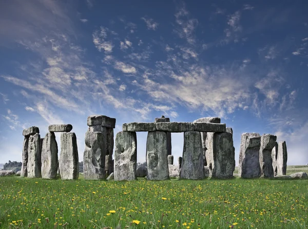 Tajemné stonehenge ve Velké Británii — Stock fotografie