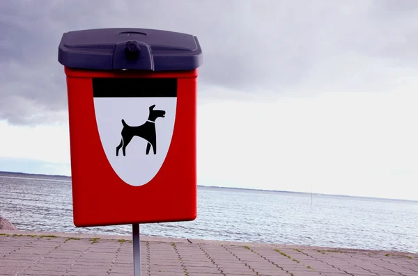 Evcil hayvan excrements tatil için kutusu — Stok fotoğraf