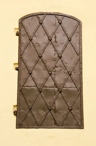 Porta de metal vintage — Fotografia de Stock