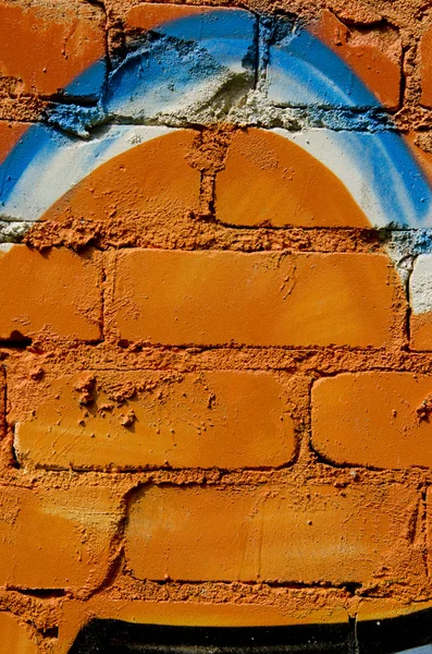 Painted bricks background — Stock Photo, Image