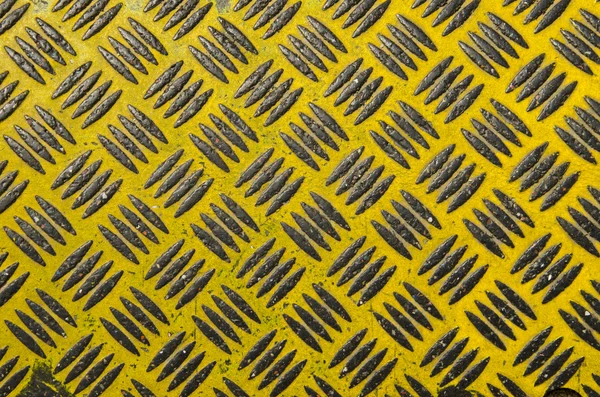 Målad metall gul bakgrund — Stockfoto