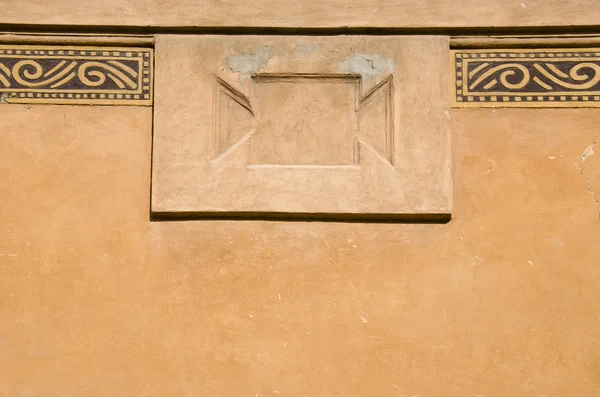 Muro ornamentale della città vecchia — Foto Stock
