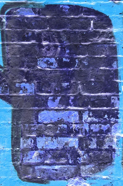 그려진된 벽돌 배경 — 스톡 사진