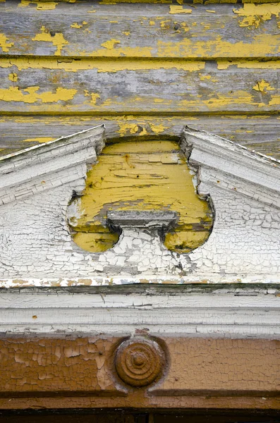 Παλαιόν Ιστορικόν διακοσμητικά ξύλινα τοίχων — Φωτογραφία Αρχείου
