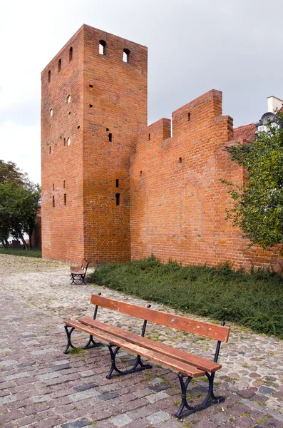 Historische Altstadtgrenze in Warschau — Stockfoto