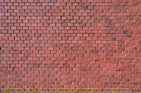 Ancient red bricks wall — Stock Photo, Image