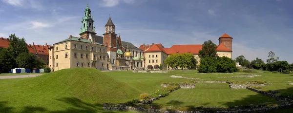 stock image Panorama of Wawel