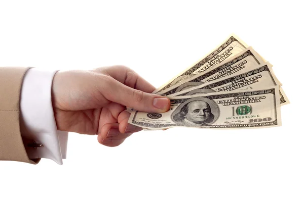 stock image Hand with money