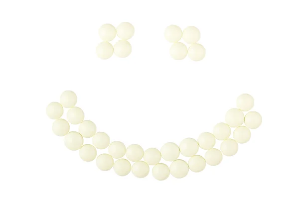 Tabletki uśmiech — Zdjęcie stockowe