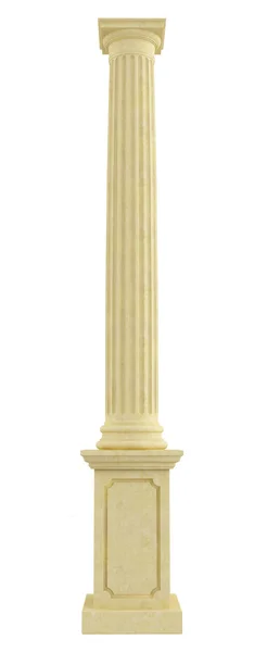 Классическая колонна на пьедестале — стоковое фото