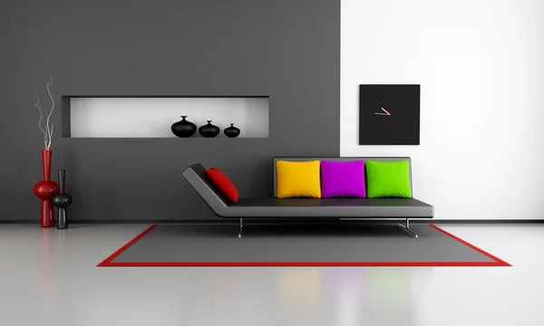 Lounge minimalista — Fotografia de Stock