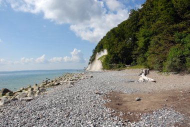 Chalk cliffs on rügen clipart