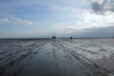 Hiking the Wadden Sea clipart