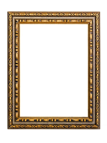 Guld-mönstrad ram för en bild — Stockfoto