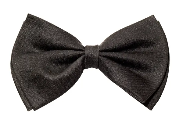 Male black bow tie Stock Photo