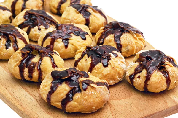 stock image Cookies with nuts watered chocolate