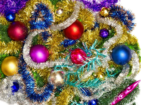 New background of Christmas decorations — Stock Photo, Image