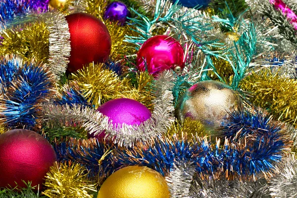 New background of Christmas Ornaments — Stock Photo, Image