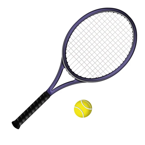 Raquette de tennis Stockfoto