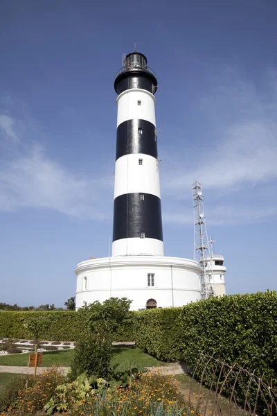 Le phare de Chassiron sur l'île d'Oléron Rechtenvrije Stockfoto's