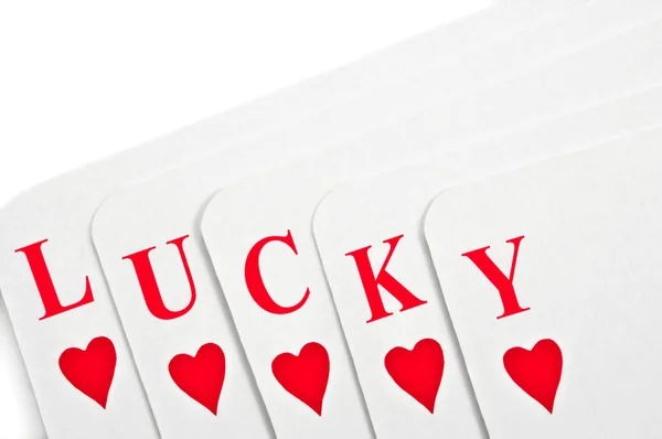 Sentir o conceito da sorte . — Fotografia de Stock