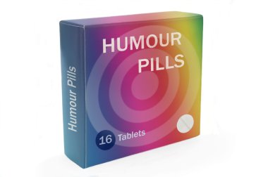 Humour boost concept. clipart