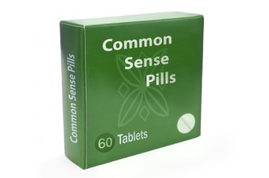 Common sense concept. clipart