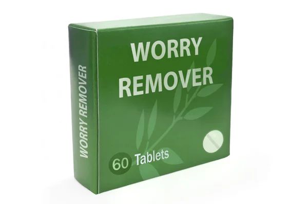 Cure for worry concept. — Stock Photo, Image