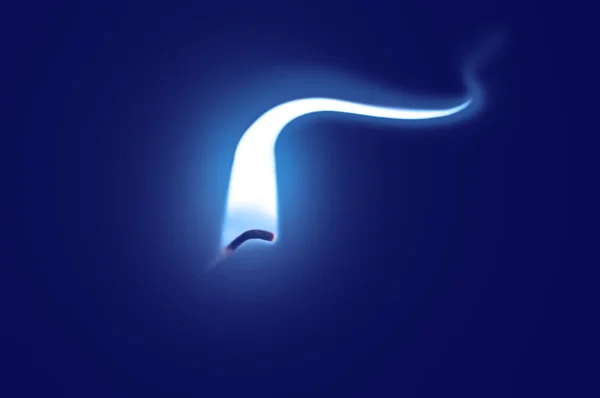 stock image Blue flame illusion.