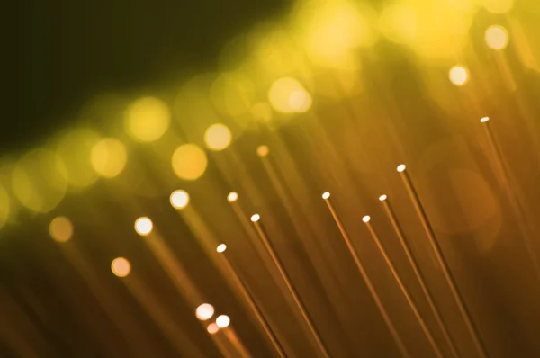 Arany fiber optikai csalódás. — Stock Fotó