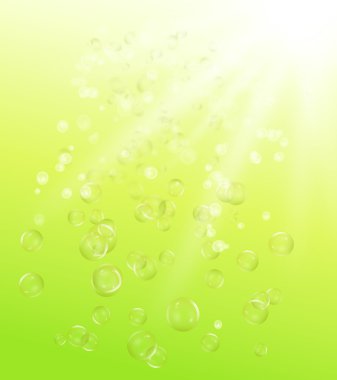 Underwater bubbles. clipart