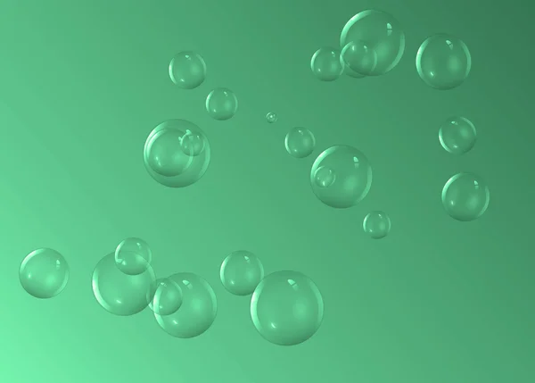 Sfondo bolla verde . — Foto Stock