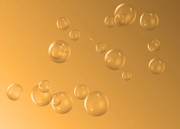Золотой пузырь . — стоковое фото